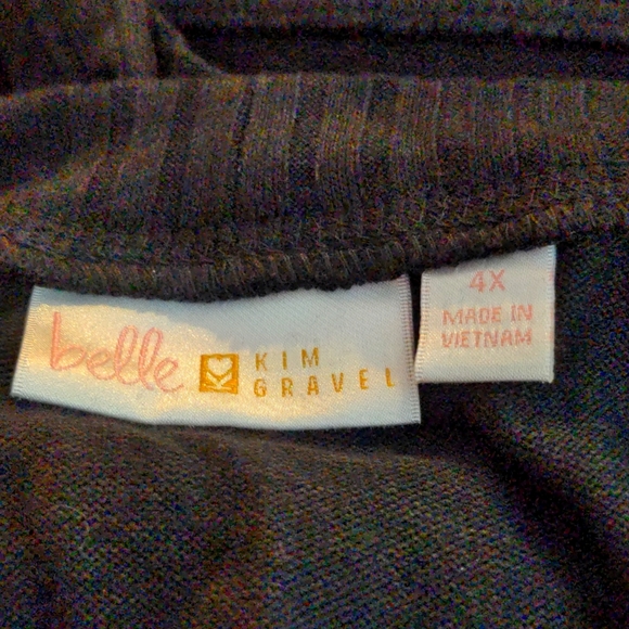 New Kim Gravel Lightweight Long Hacci Knit Cardi Sweater Duster Fall Ready 4X - Picture 7 of 10